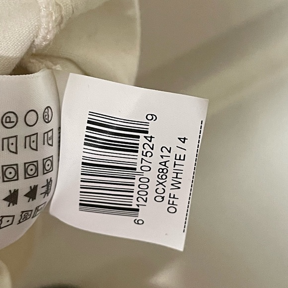 BCBG White Denim Button Down Mini Dress - Picture 5 of 6